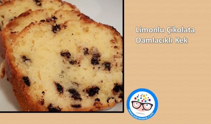 Limonlu Çikolata Damlacıklı Kek
