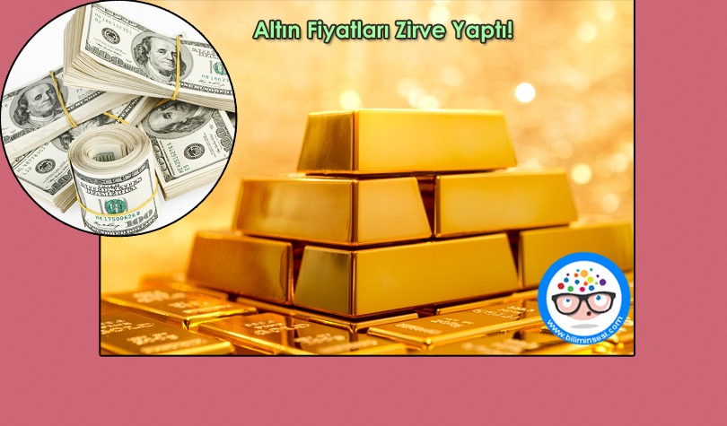 Altin Fiyatlari Zirve Yapti
