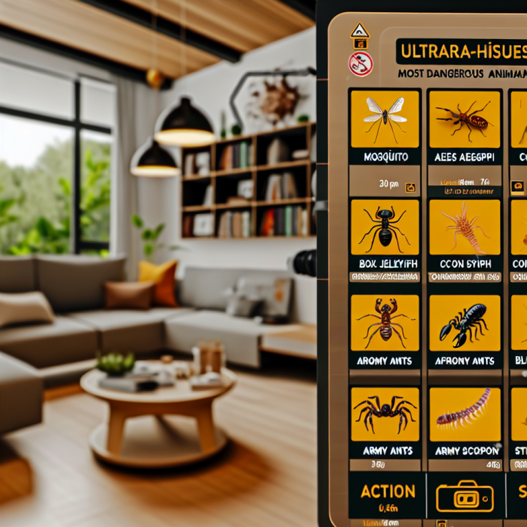 En tehlikeli hayvanlar infografiği