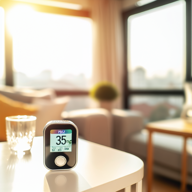 Taşınabilir PM2.5 ölçer evde kullanım