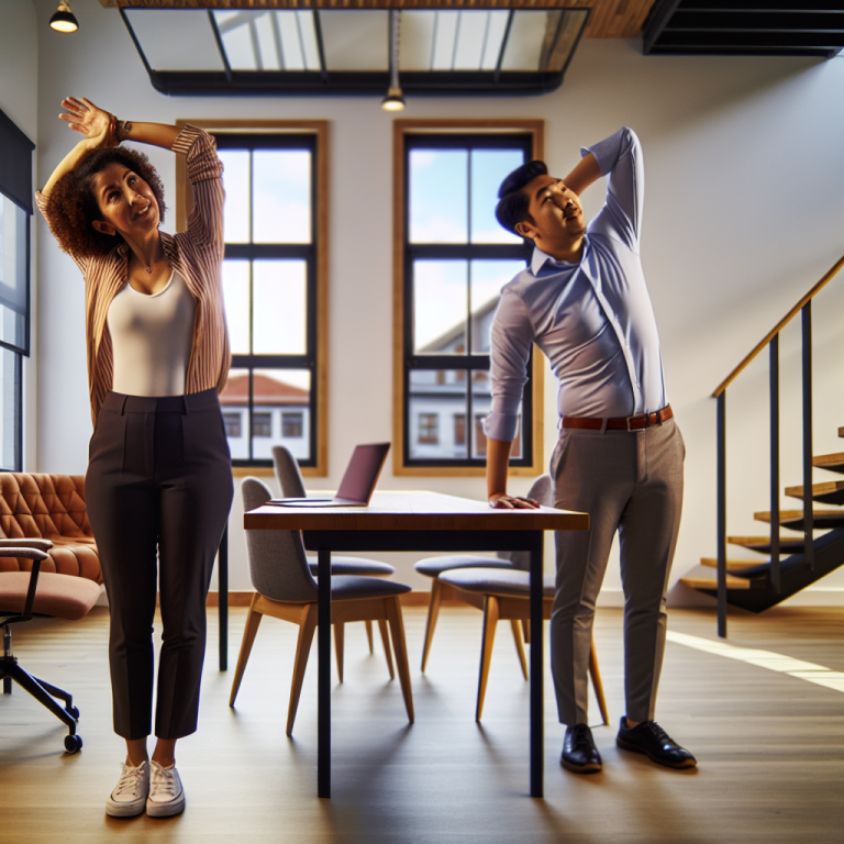 Masa başı egzersizleri ve esneme hareketleri